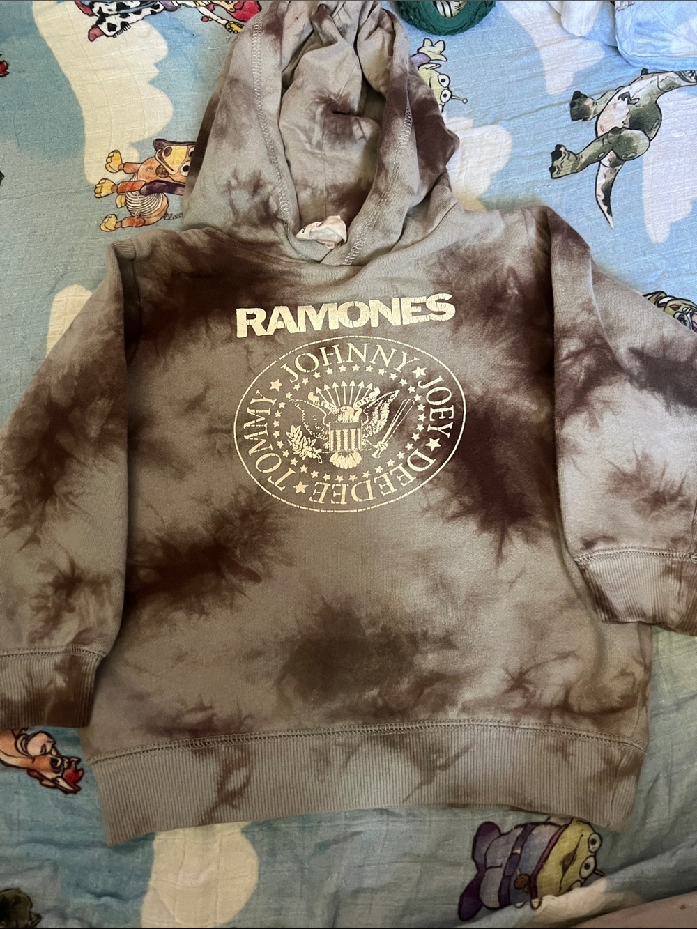 Tie-Dye Logo Hoodie - grey